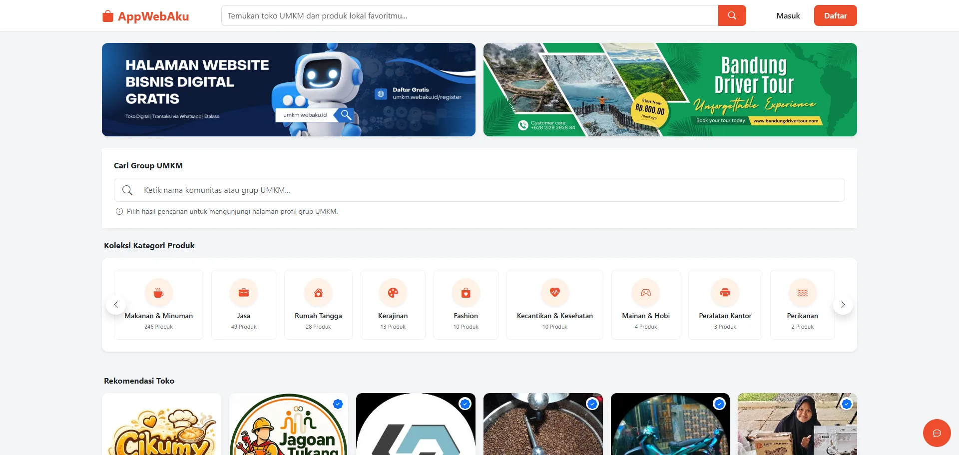 UMKM WebAku Web
